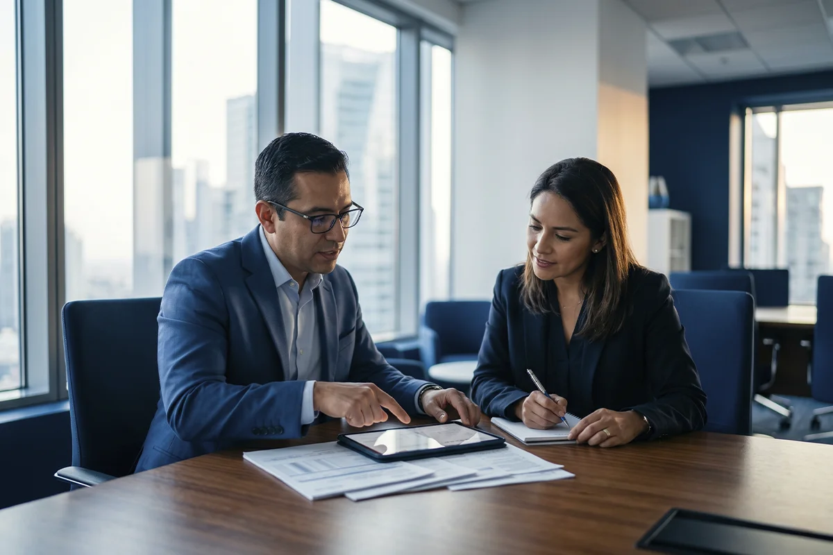 S2 Asesoria Profesionales de comercio exterior revisando documentación